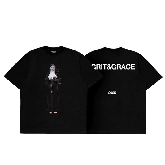 NUN T-SHIRT BLACK